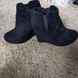 Suede Booties