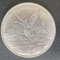 Silver 1oz  99.9 Mexican  La Libertad 
