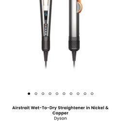 Dyson Airstrait Nickel/Copper Wet-to-dry Straightener!