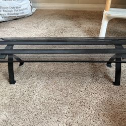 Black Monitor Stand Or Desk Organizer Up To 27” 