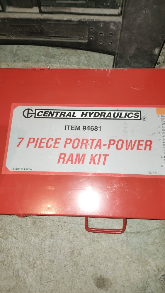 7 Piece Porta Power Ram Kit
