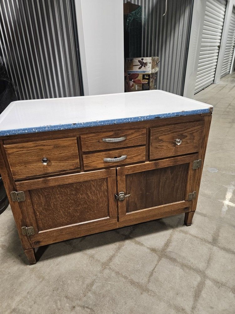 Antique Hoosier Cabinet Base