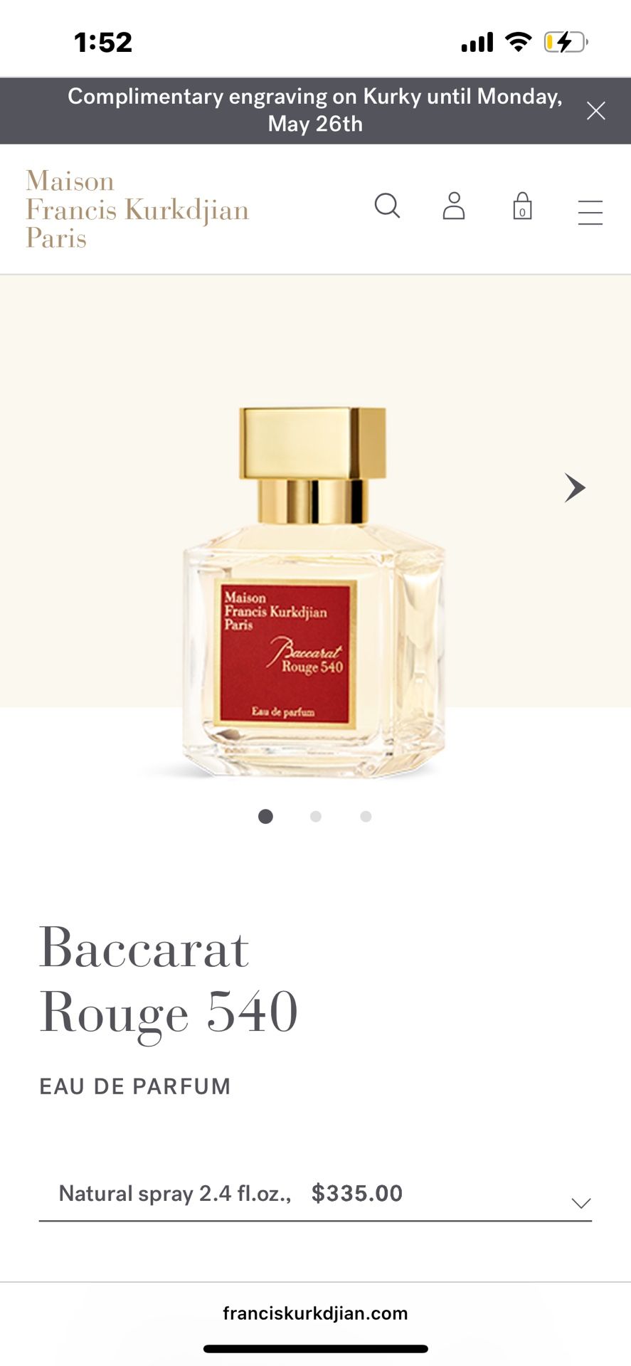 Baccarat Cologne