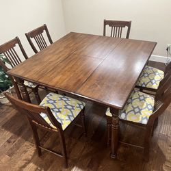 7-Piece Counter Height Dinning Table Set 