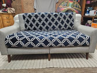 Burrow Modular Sectional Sofa with Chaise & USB Charging – Gray