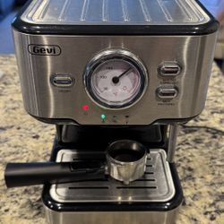 Gevi Espresso Machine 15 Bar Pump Pressure, Cappuccino Coffee Maker with Milk Foaming Steam Wand for Latte, Mocha, Cappuccino, 1.5L Water Tank, 1100W,