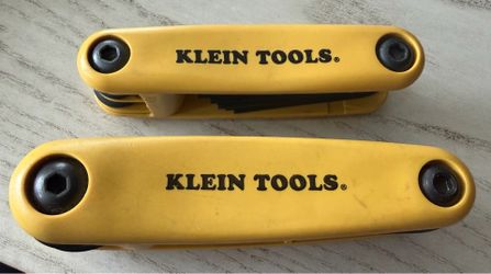 Klein Tools GRIP-IT Folding Hex Key Set Bundle SAE Allen Wrenches USA Made