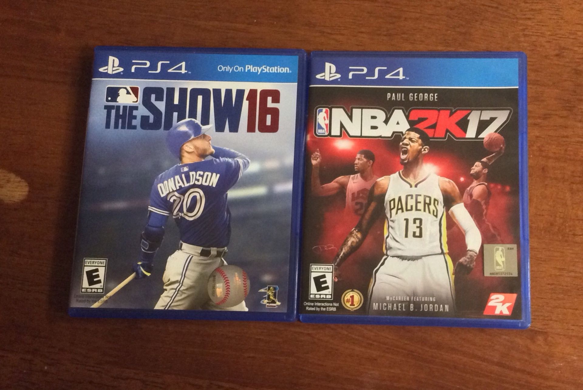 MLB The Show ‘16 & NBA 2K17 PS4