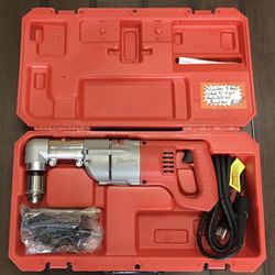 Milwaukee 7 Amp Corded 1/2” Right Angle Drill Kit Brand New 