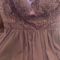 lavender prom dress 