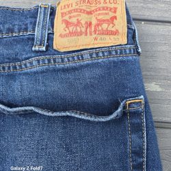 Lot of 3 Levi’s Men’s Jeans - Size 40 Waist (505, 541, 559)