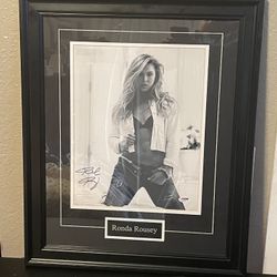 Authentic Rhonda Rousey Autographed Picture 