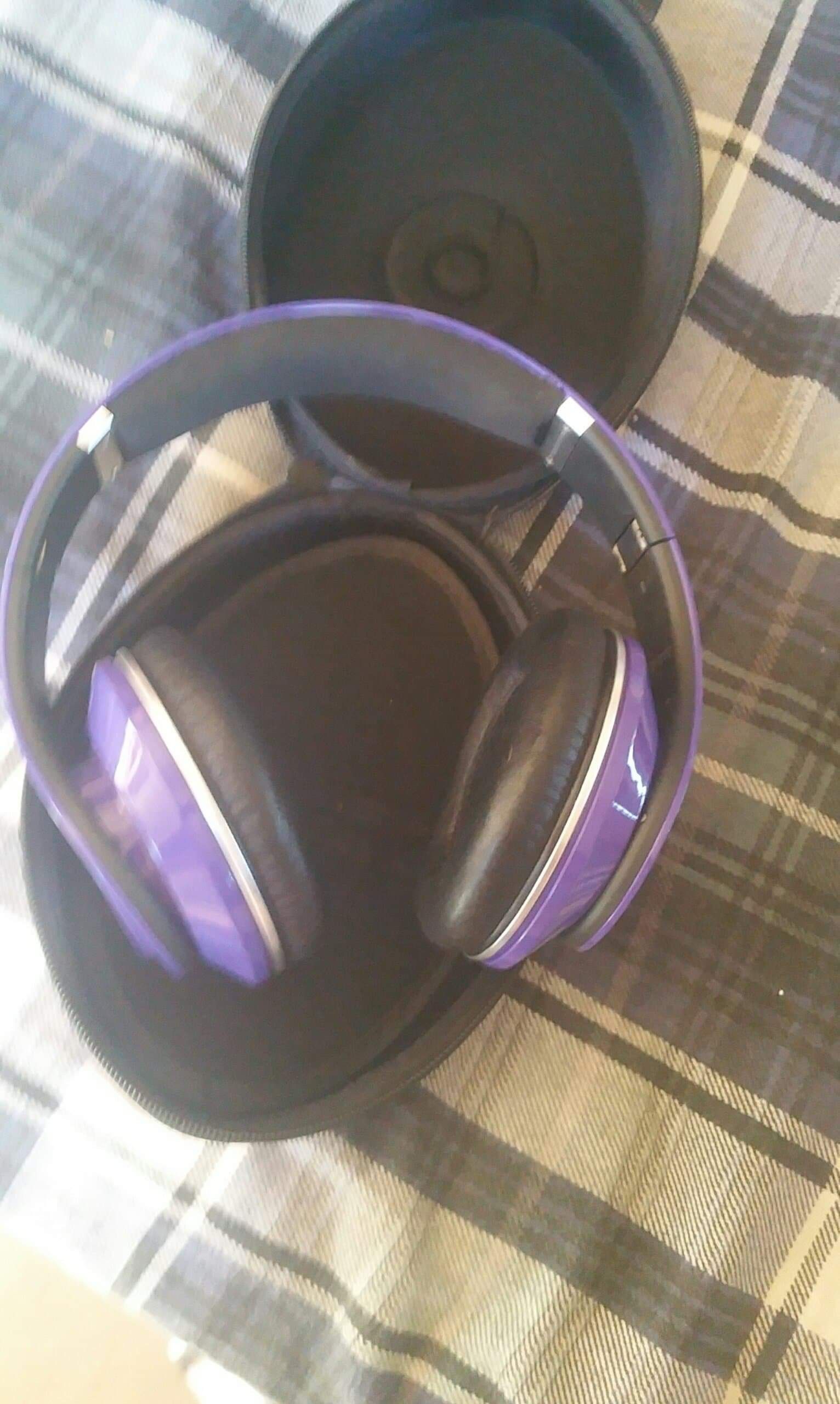 Beats by Dre studio headphones purple