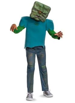 Minecraft Zombie Halloween Costume