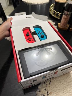 Nintendo Switch + Original Accessories & Box — Like New