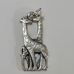 James Avery Sterling Silver Giraffes Charm