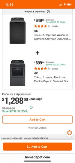 White Electric GE Dryer
