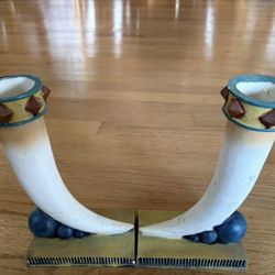 Horn shaped Candle Holders 