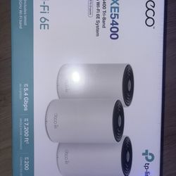 TP-Link Deco AXE5400 Tri-Band Mesh WiFi 6E System