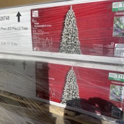 New 6.5 Flocked Christmas Tree