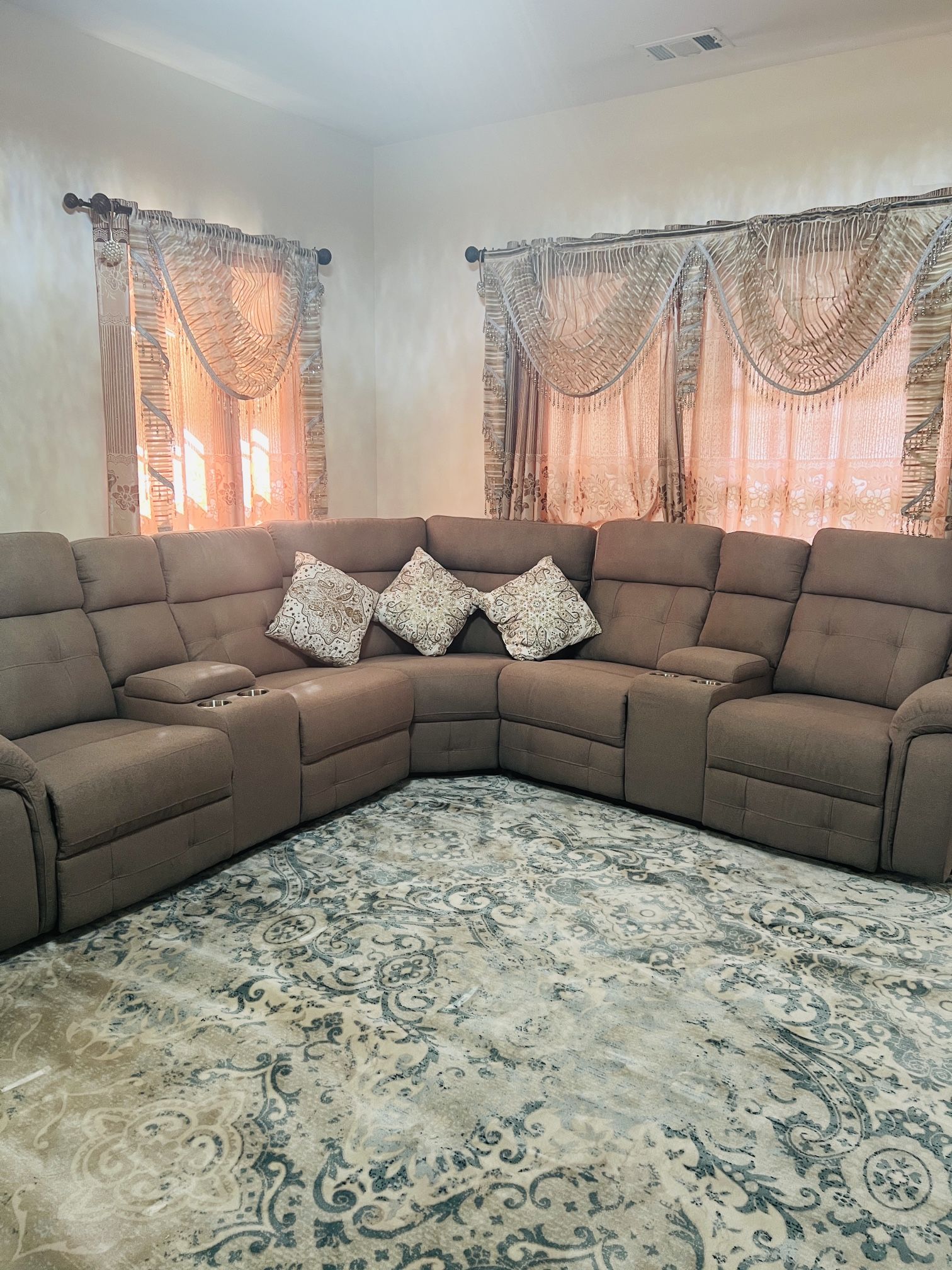 Recliner Sectional Sofa 6 Seater