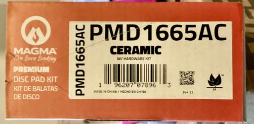 NEW MAGMA PREMIUM AUTO CERAMIC BRAKES DISC PAD KIT PMD1665AC