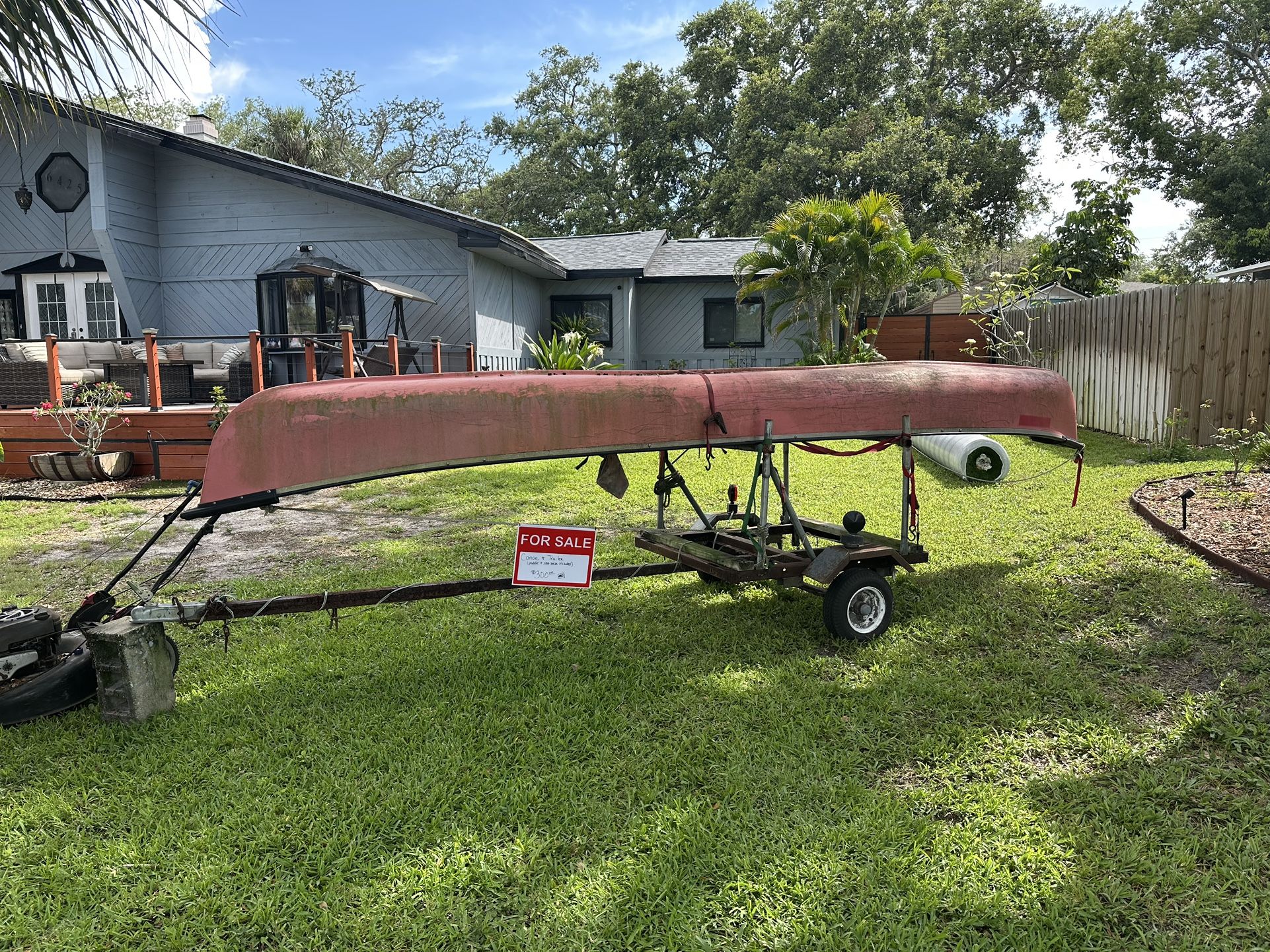 Canoe & Trailer
