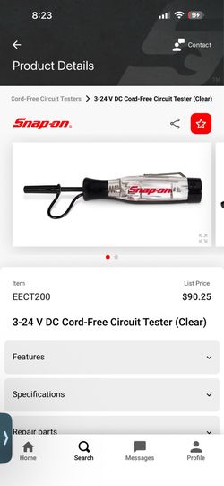 Snap-on Circuit Tester