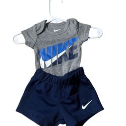 Nike Babys Bodysuit With Shorts 