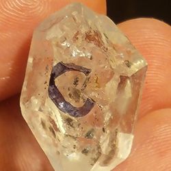 30.20ct Rare Moving Carbon Inclusion Herkimer Diamond Gemstone