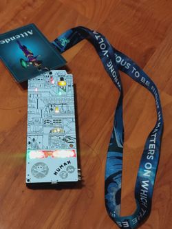 DEFCON 26 Human Badge + Lanyard works great