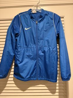 Nike Royal Blue Windbreaker - Size Large (Big Kid)