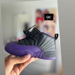 Purple & Black Jordan 12’s 