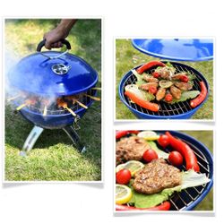 New 14-inch Portable Charcoal Grill
