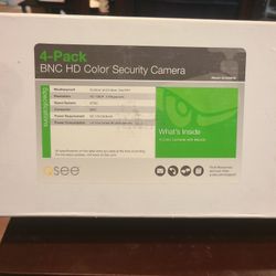 Q-SEE 2-Pack Colored Security Cameras QCA8091B with Accessory Pack Cables 4x60