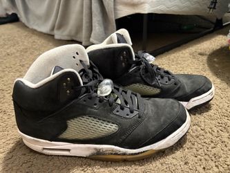 Air Jordan 5 Retro Black High-Top Sneakers