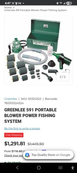 Greenlee Blower System