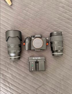 Sony A7iv with lenses