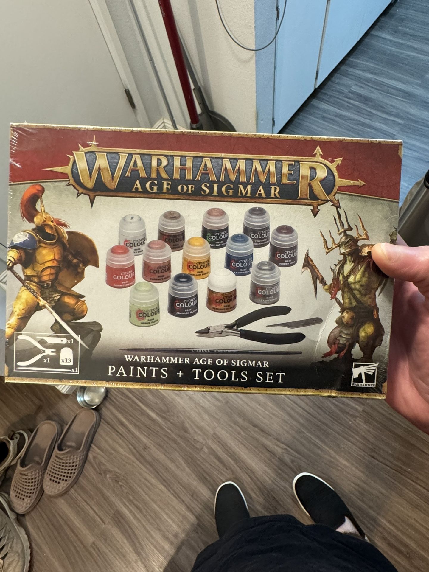 Warhammer Age Of Sigmar Paints & Tools Set