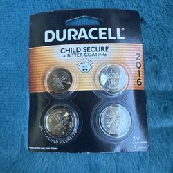 Duracell 2016 (CR2016) 3V Lithium Coin Battery 4pack