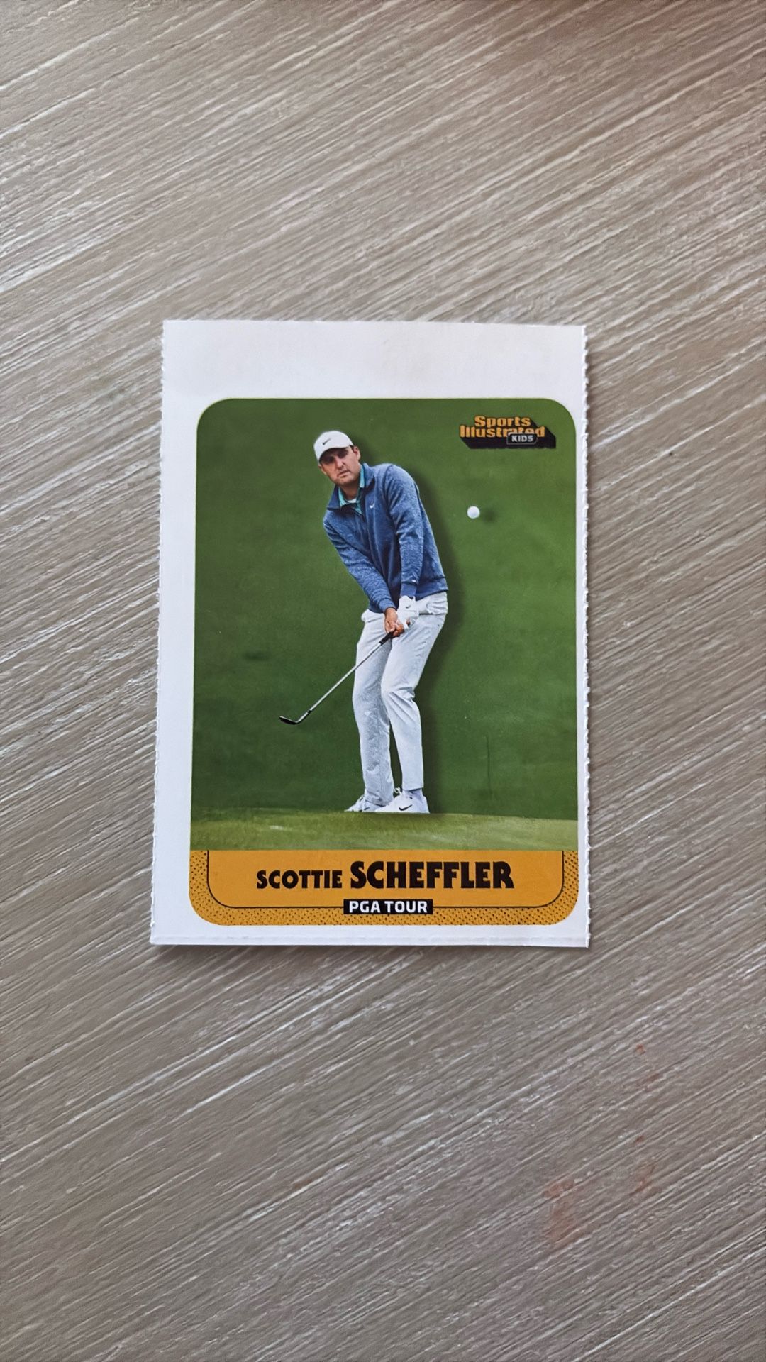 Scottie Scheffler Sports Illustrated Card