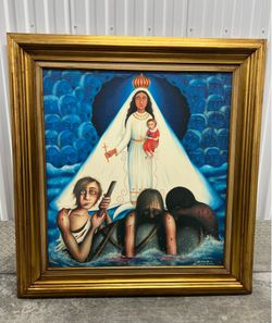 Cuban Art Arte Cubano Felix Gonzalez Los Nuevos Juanes Signed 1994