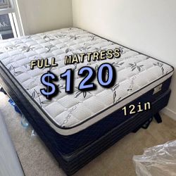 New Full Mattress Only 