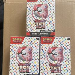 151 Booster Bundle Pokemon Sealed