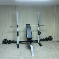 Weight Bench and Weights