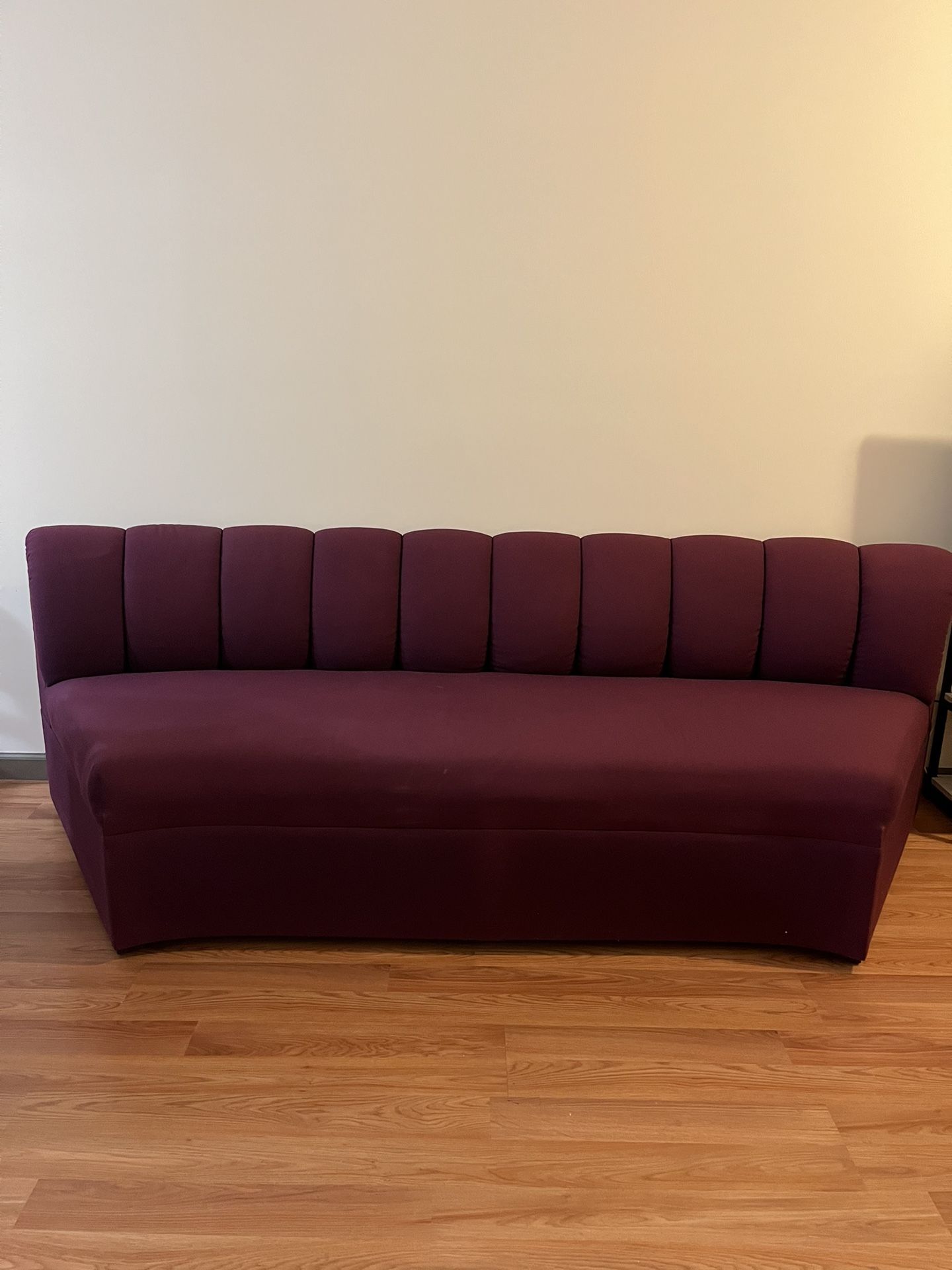 Wine Colored 5 Seater Couch