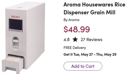 Large Rice Dispenser