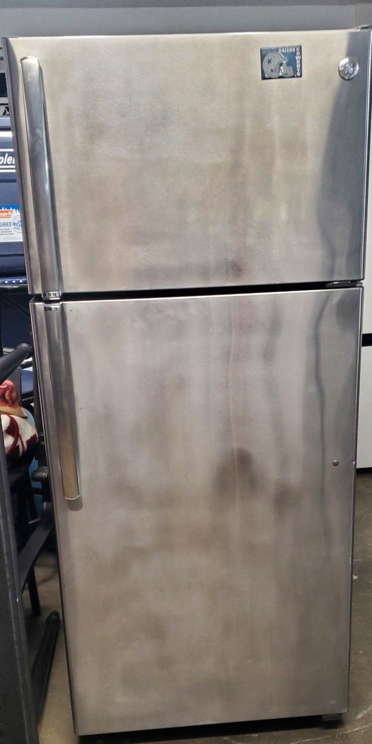 Stainless Steel Refrigerator $300