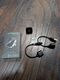 Teeran 2 in 1 Wireless CarPlay and Android Auto Adapter