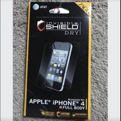 NWT Apple iPhone 4 Invisible Shield Dry 